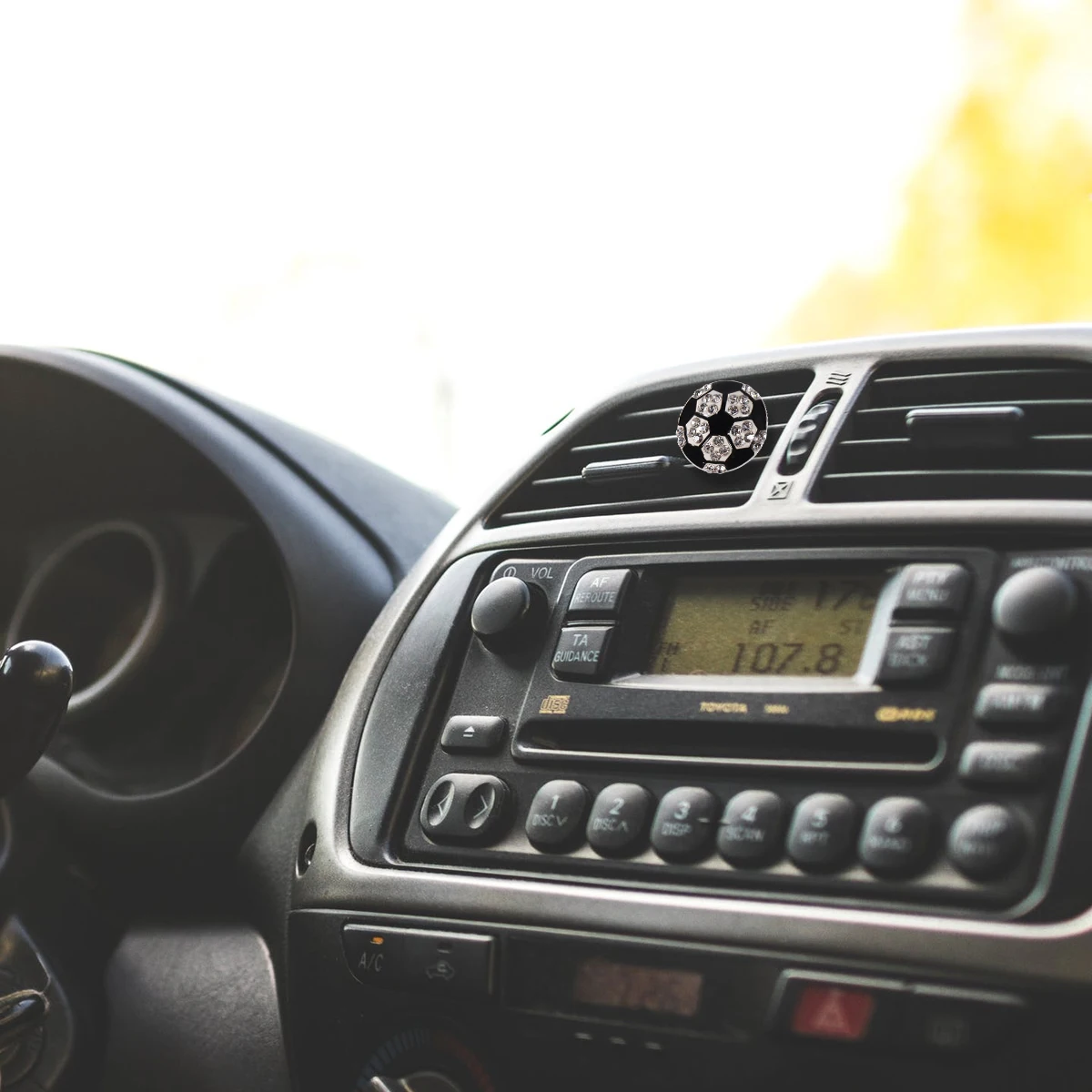 

Air Clip Decorative Ball Car Air Vent Clip for Fragrance Balm Mini Car Interior Decoration Stress Relief Driving Gift