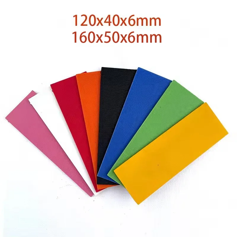 Matériau Composite G10 (6mm d'épaisseur), 2 pièces, matériel de fabrication de manche de couteau fait à la main pour poignées de couteaux faites maison