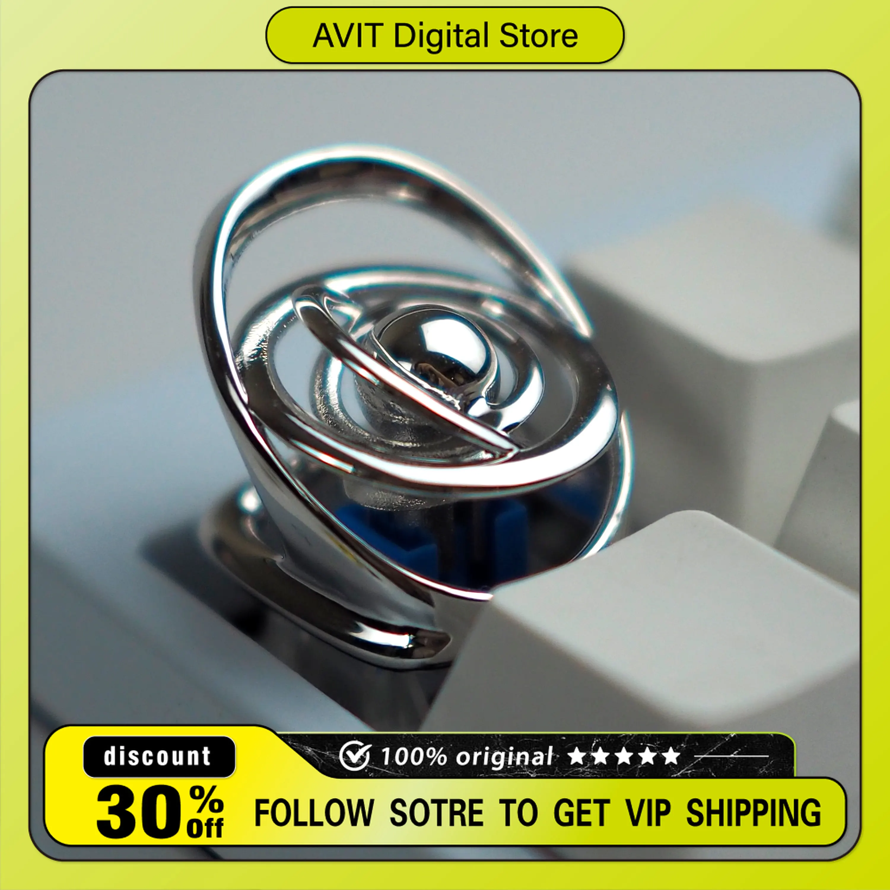 

Star Trail Saturn Star Keyboard Keycap for DIY Backlit Key Caps for Pc Gaming Classic ESC Suit Personalized Gifts