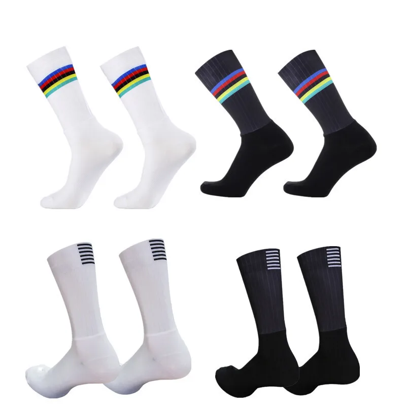 Radfahren 2025, neue Pro Team Aero-Socken, rutschfeste Silikon-Rennradsocken, Herren, Sport, Calcetines Ciclismo