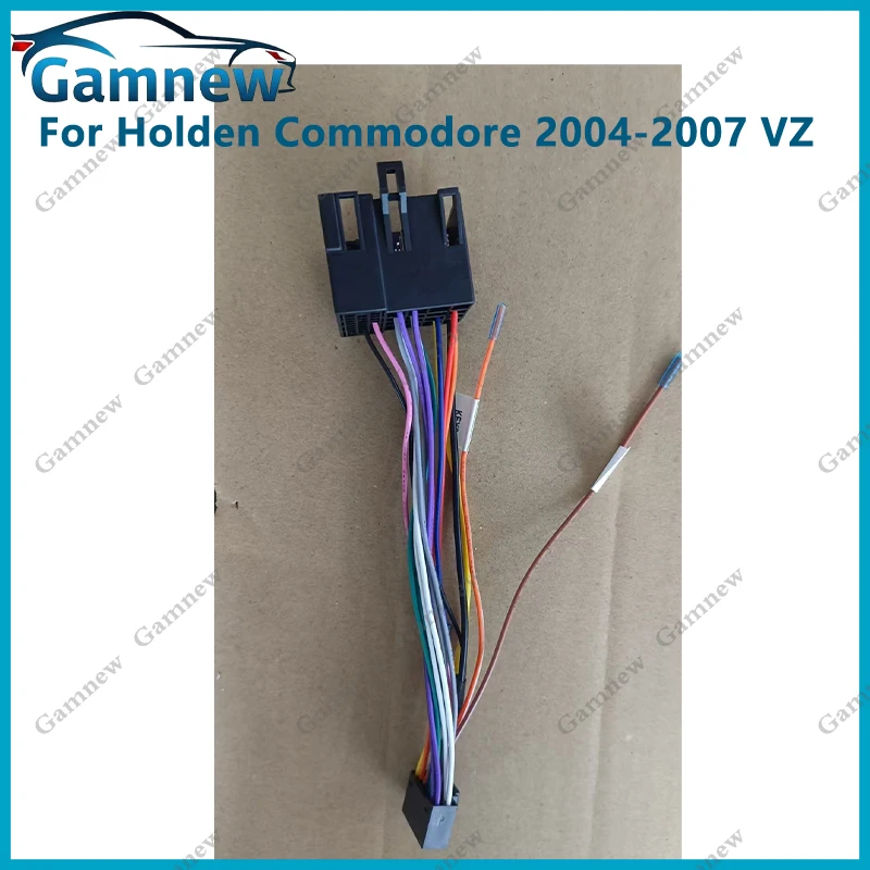 Car Audio DVD Player 16PIN Android Power Cable Adapter AUX with FM Plug For Holden Commodore Monaro Statesm Radio Wiring Harness
