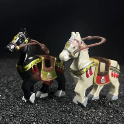 Military affairs Knight Rohan Roman War Horse Animal Rohan Building Blocks Action Gondor Mount Figures Toys For Children Gifts