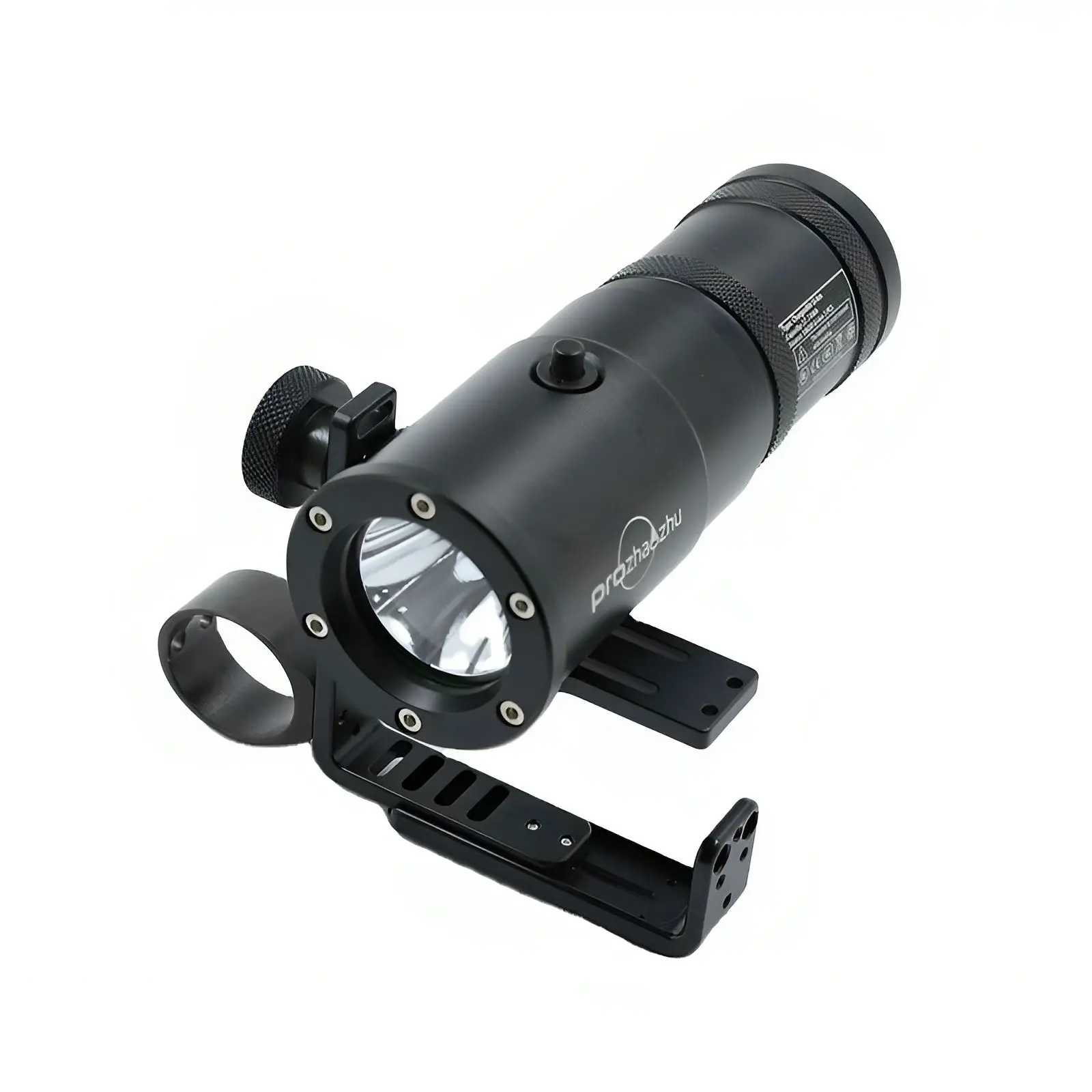 Professional Technical Diving Lamp 2500 Lumen IP68 Waterproof 150M Rechargeable Scuba Diving Light With Goodman Handle