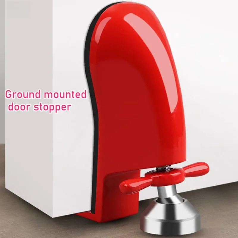 Ground Mounted Door Stopper Single Occupancy Anti-theft Device Household Alarm Easy To Carry and Install