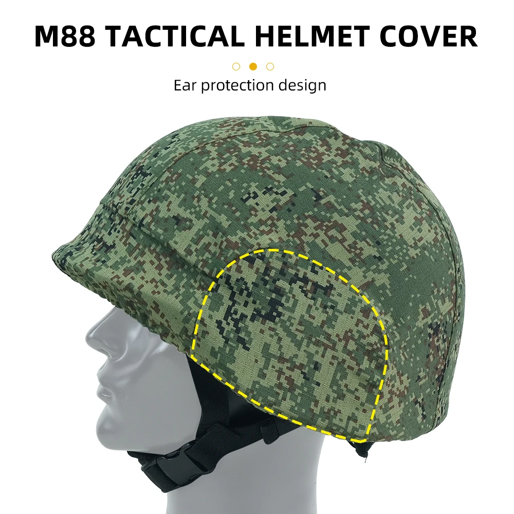 BOOIU Tactical Military M88 Helmet Cloth Cover Camouflage Protection Airsoft Helmet Cloth Outdoor CS Hunting for M88 Helmets