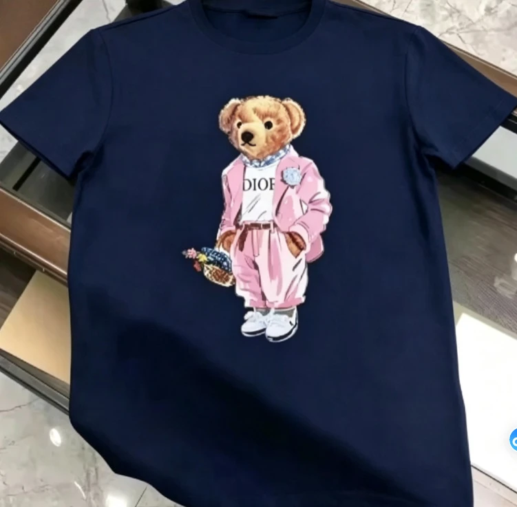 2026 new Retro style cartoon pattern T-shirt - suitable for both men and women, with artistic print and loose fit top