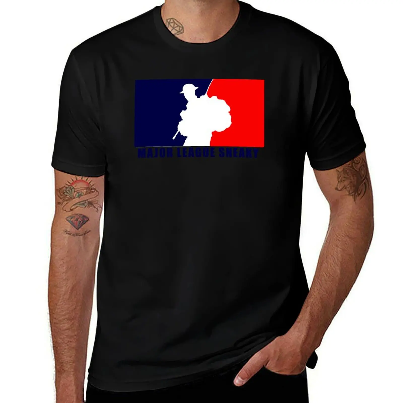 Major League Sneaky LRRP, LRSC, LRSD T-Shirt Summer Casual Loose T-Shirt
