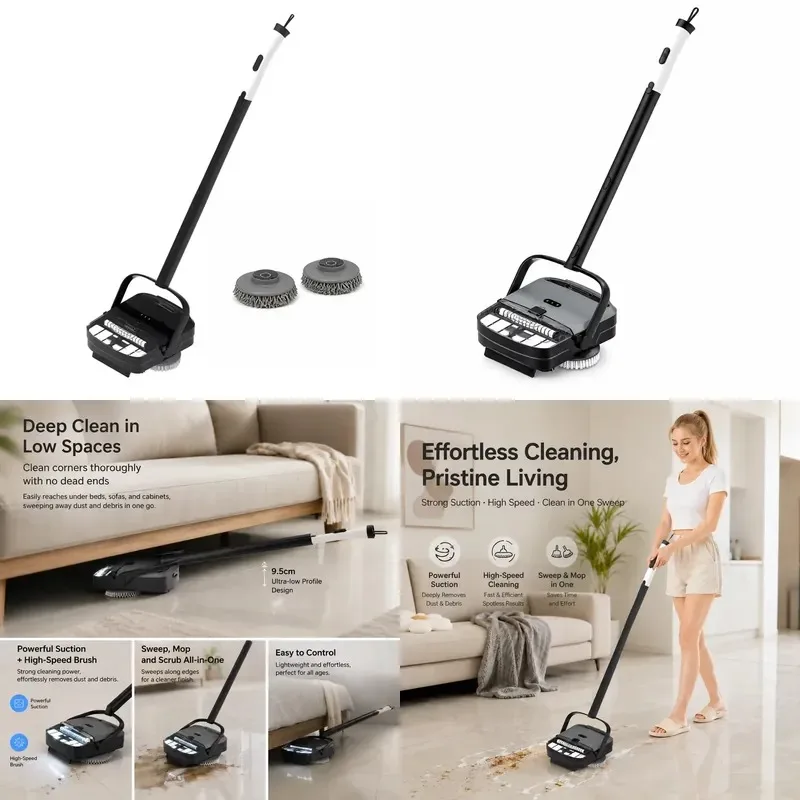 2026 New Professional Floor Cleaner High Suction 100000Pa Efficient Cleaning 8000mAh Battery
