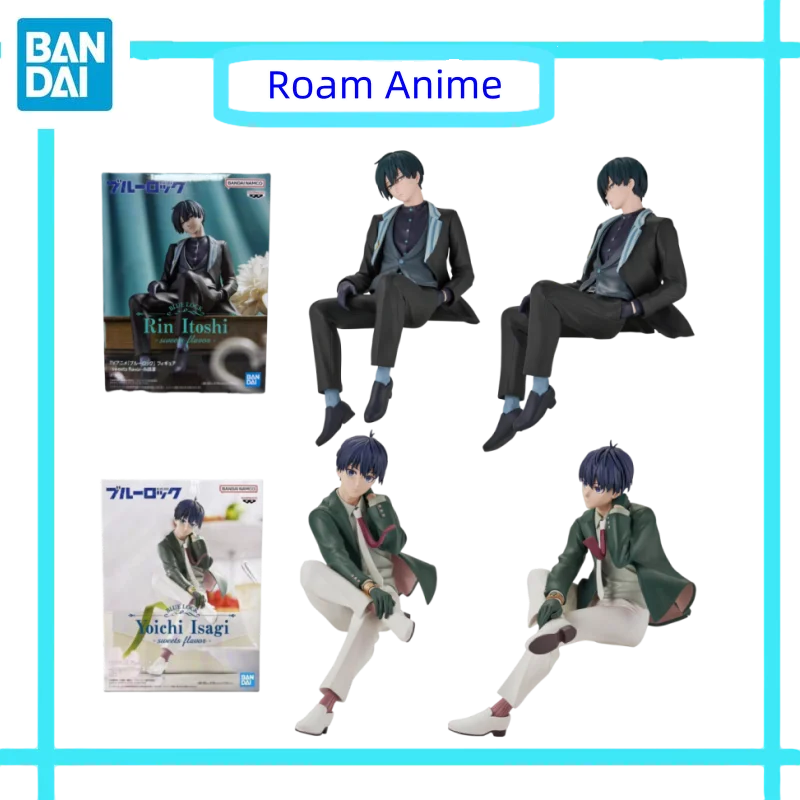 

Original Bandai Anime Model BLUE LOCK Sweets Flavor Isagi Yoichi Rin Itoshi Action Figures Toys Gift for Kids Spot Goods