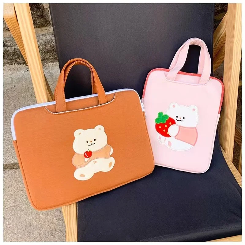 Cute Laptop Sleeves 11 12 13 15 Inch Women Laptop Handbag for IPad Pro 10.2 Inch Air 4 5 Macbook Air Xiaomi Kindle Android Cover