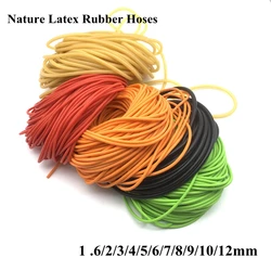 1M/3M Nature Latex Rubber tubi ID 1.6 1.8 2 3 4 5 6 8 9 10 12mm tubo medico chirurgico elastico ad alta resilienza Slingshot catapulta