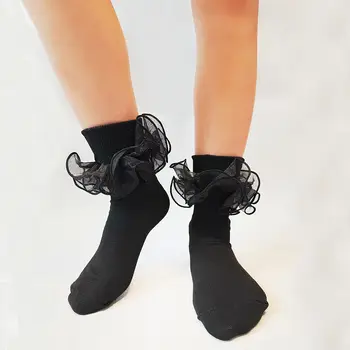 12 best sales Frilly socks women - №5