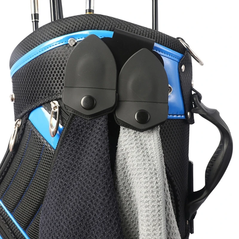 Portable Golf Bag Metal Landing Pad ‎Rangefinder Strap Golf Equipment Putter Clamp Holder Golf Accessories