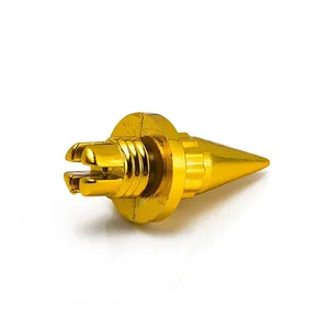 20 × عجلات بلاستيكية من الكروم الفضي مسامير المكسرات ريم شفة استبدال سبائك 6 ألوان اختيارية 10 حافة عجلة مبيعات رئيسية 20 كروم - رقم 5