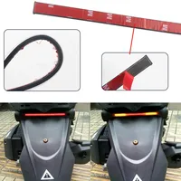 1PC Upgrade LED Motorcycle Brake Light Strip Flexible Tail Stop Turn Signal in Red And Yellow for Bike DC12V High Visibility