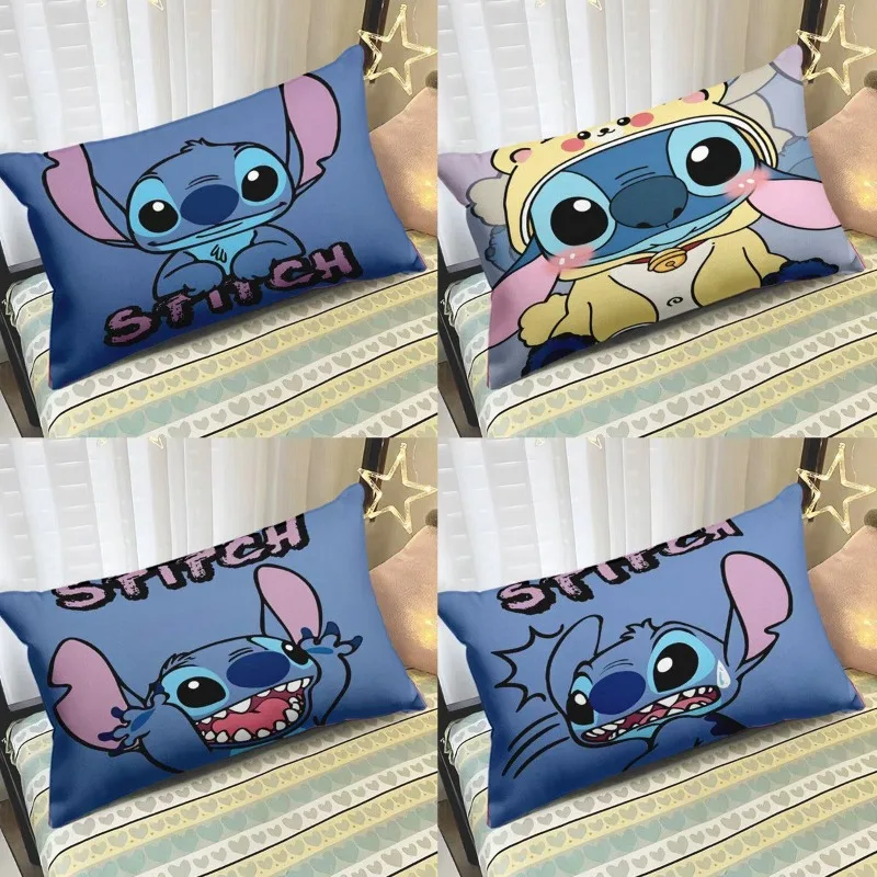 Fashionable and Creative New Lilo & Stitch Cartoon Animation Same Style Zipper Double-sided Pillow Case Dormitory Car Pillow