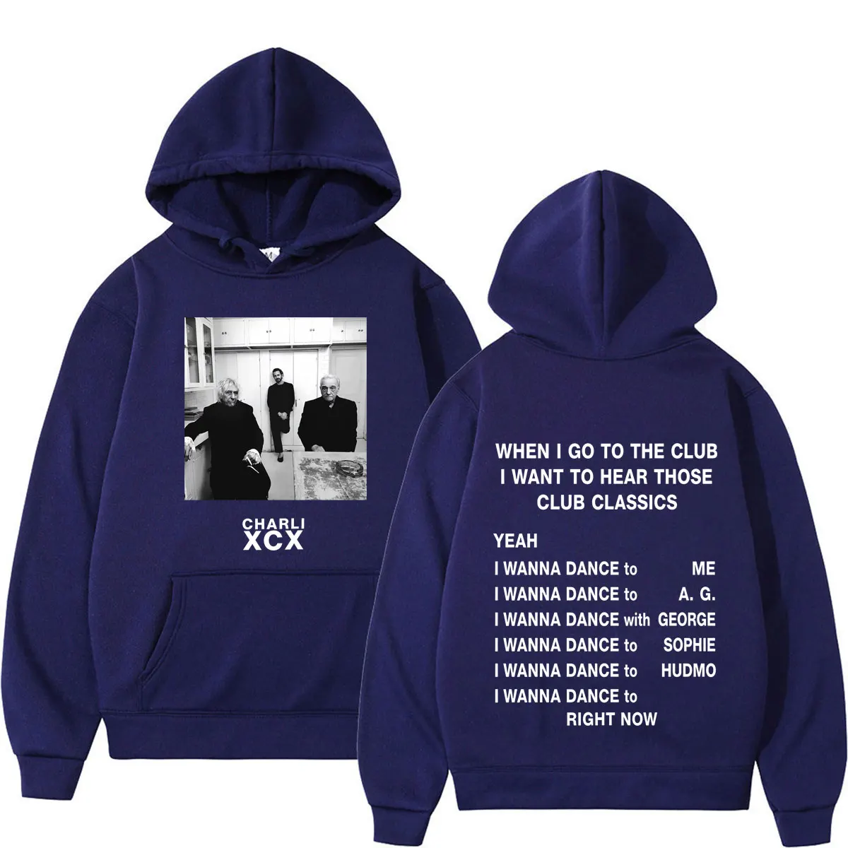 CHARLI XCX  Album Music, Fashion, Film Tour 2026 Print Hoodie Men Women Fashion Loose Vintage Long Sleeves Hip-hop Sweatshirts