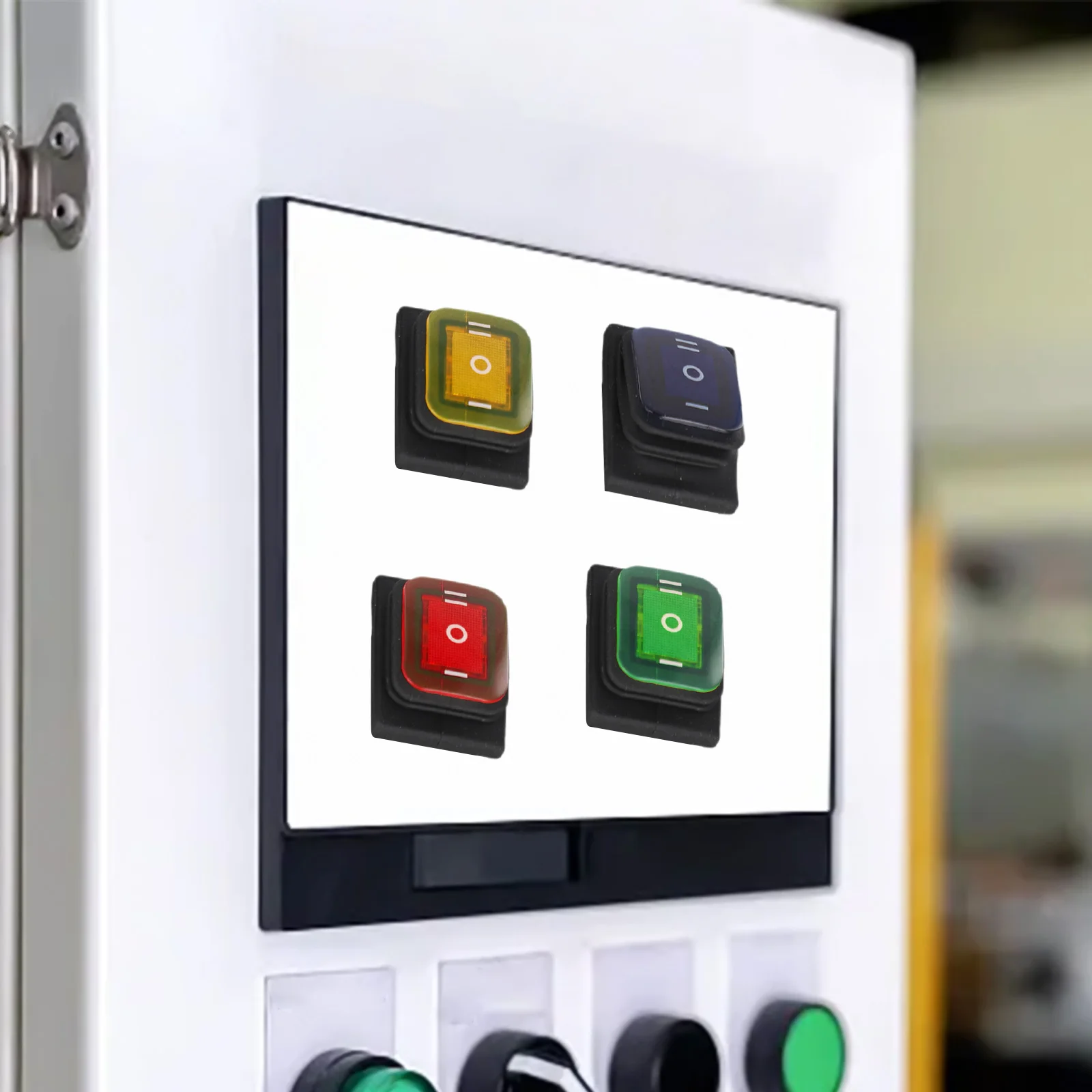 100*80*50 Mm 3 Position Switch Rocker Switch 12V 15A Switch Momentary Action Reliable Construction Robust Durability