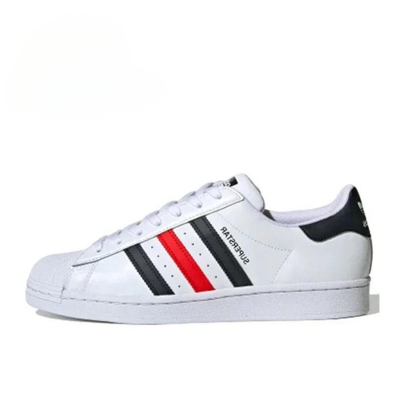 

Adidas Originals Superstar Мужчины Женщины Обувь для скейтбординга Нескользящая одежда Комфортная легкая классическая мода Все тенденции соответствия