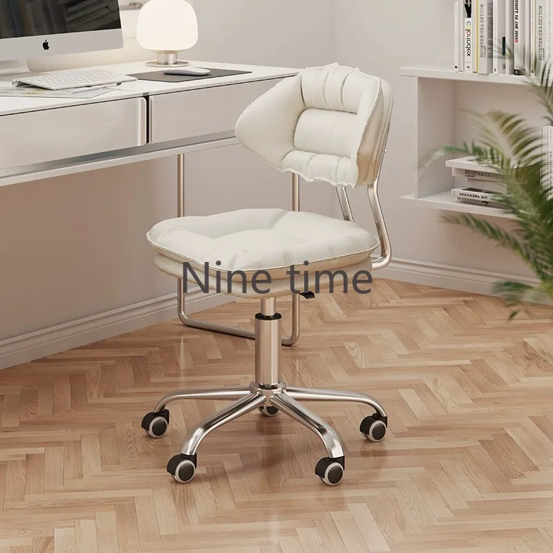 Bedroom Kawaii Office Chairs Girl Makeup Swivel Barber Salon Computer Chair Dining Clients Sillas De Espera Library Furniture