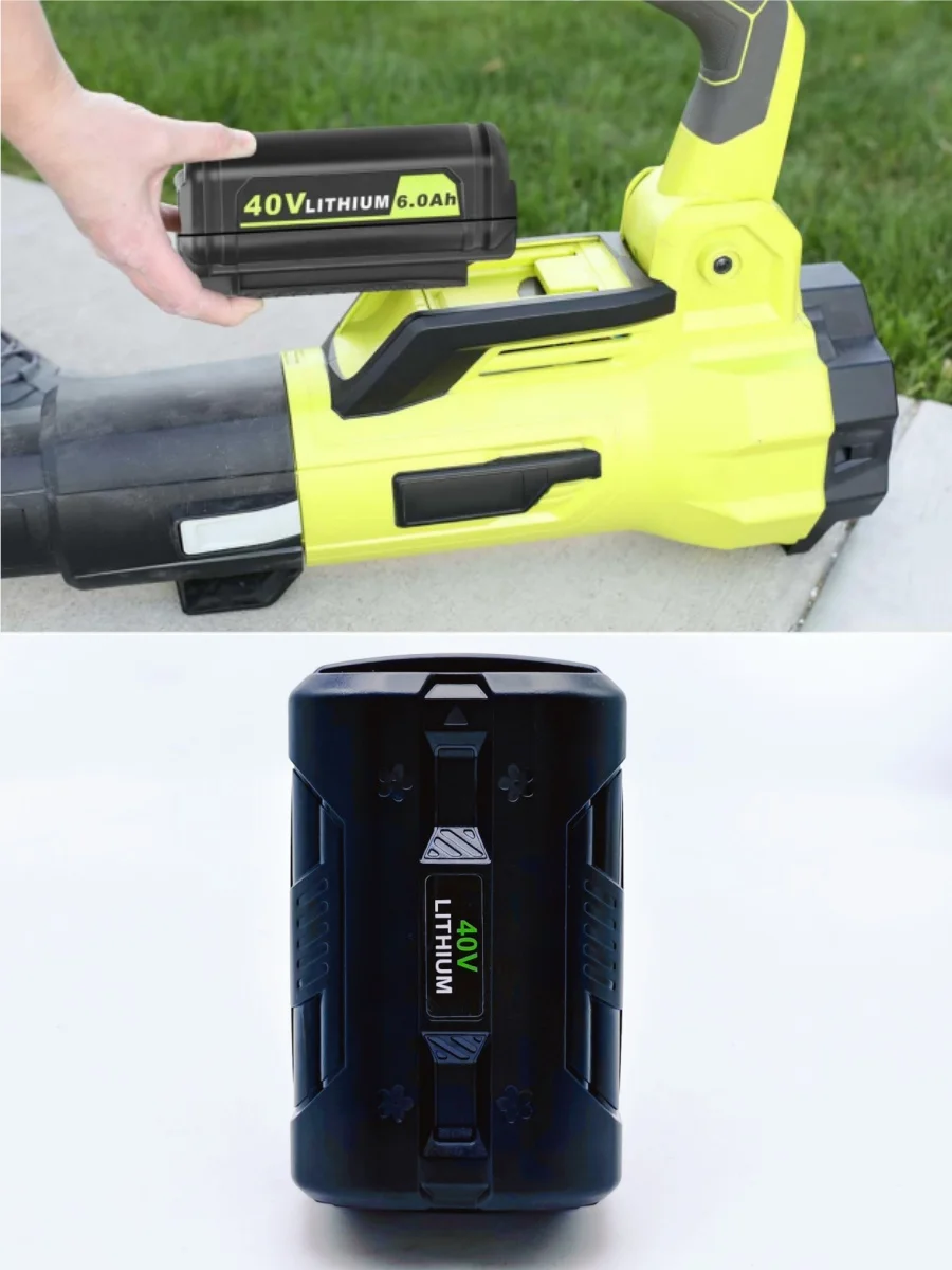 

For Ryobi 40V 6.0AH lithium-ion battery compatible with OP4040, OP4050 Series Lawn Mowers Too