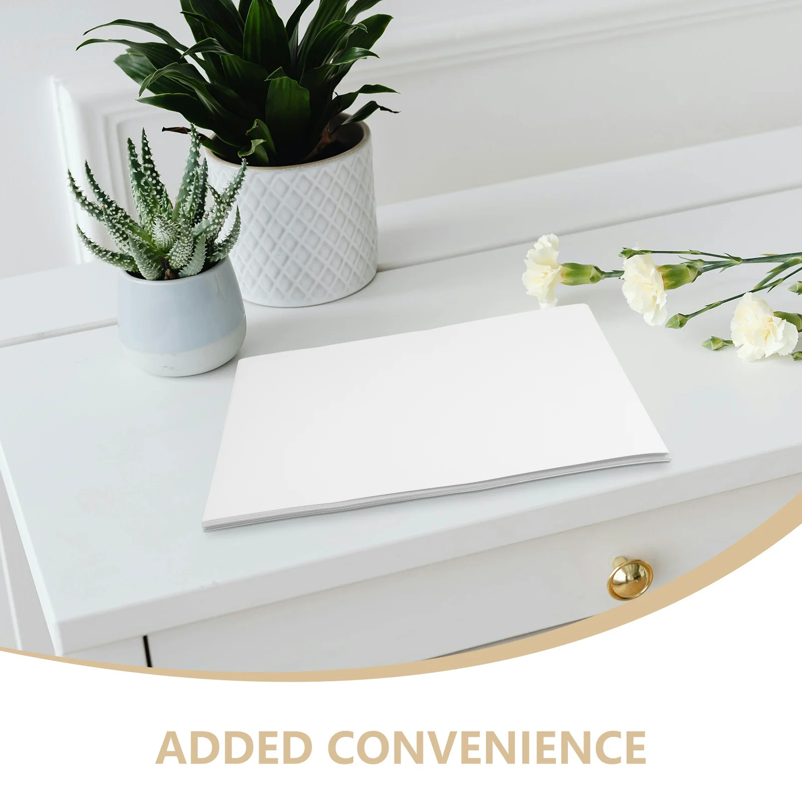 30 Sheets Self Adhesive Vinyl Sticker Paper A4 Label Paper for Printer Photos Office Use PVC Mat Sheet