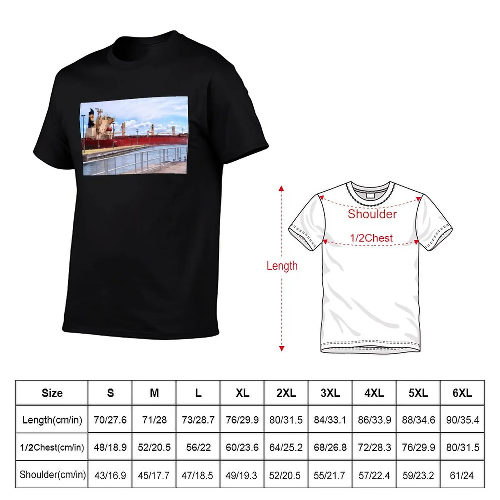 Passing thru the Soo T-Shirt Large Size Loose Casual Tee