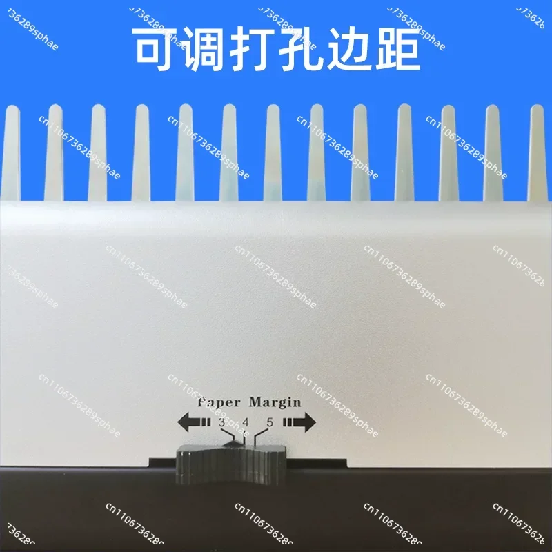 Aperture Clamp Comb Binding Machine 21 Hole Manual Contract Tender File Quotation Punch Machine Small