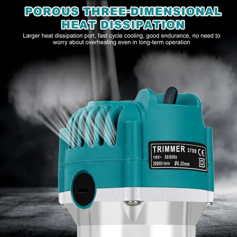 इलेक्ट्रिक ट्रिमर वुड राउटर वुडवर्किंग ट्रिमिंग मिलिंग एनग्रेविंग स्लॉटिंग मशीन US 110V लीनियर गाइड रेल 10 best sales राउटर मशीन - №1