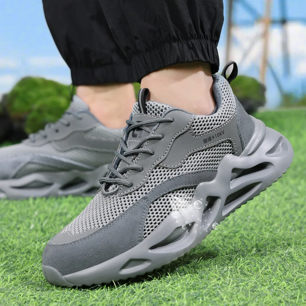 

Легкая защитная обувь, мужская и женская рабочая обувь, рабочие ботинки со стальным носком, кроссовки, мужская и женская дышащая обувь, тактические ботинки