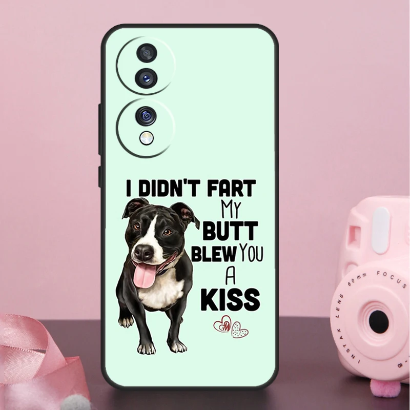 Pit Bull Lovely Pet Dog Pitbull Case For Honor 90 70 50 10 Magic 5 Lite Magic 6 Pro X7 X8 X9 X6a X7a X8a X9a X9b X8b Cover