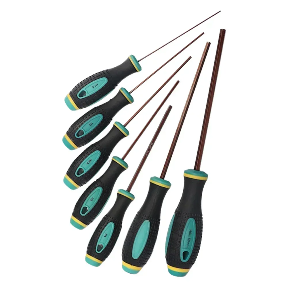

1pc Hexagon Screwdriver H1.5-h6 Hex Hex Shank Magnetic Tip Hex Screwdriver Nonslip Handle Grip Screw Driver Repair Tools