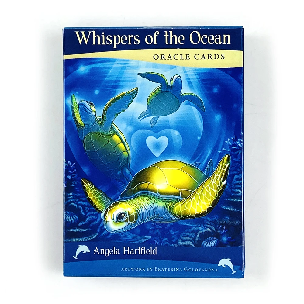 Whispers Of The Ocean Oracle Cards, jeu de société de divination du destin, parfait pour l'orientation spirituelle et les collectionneurs