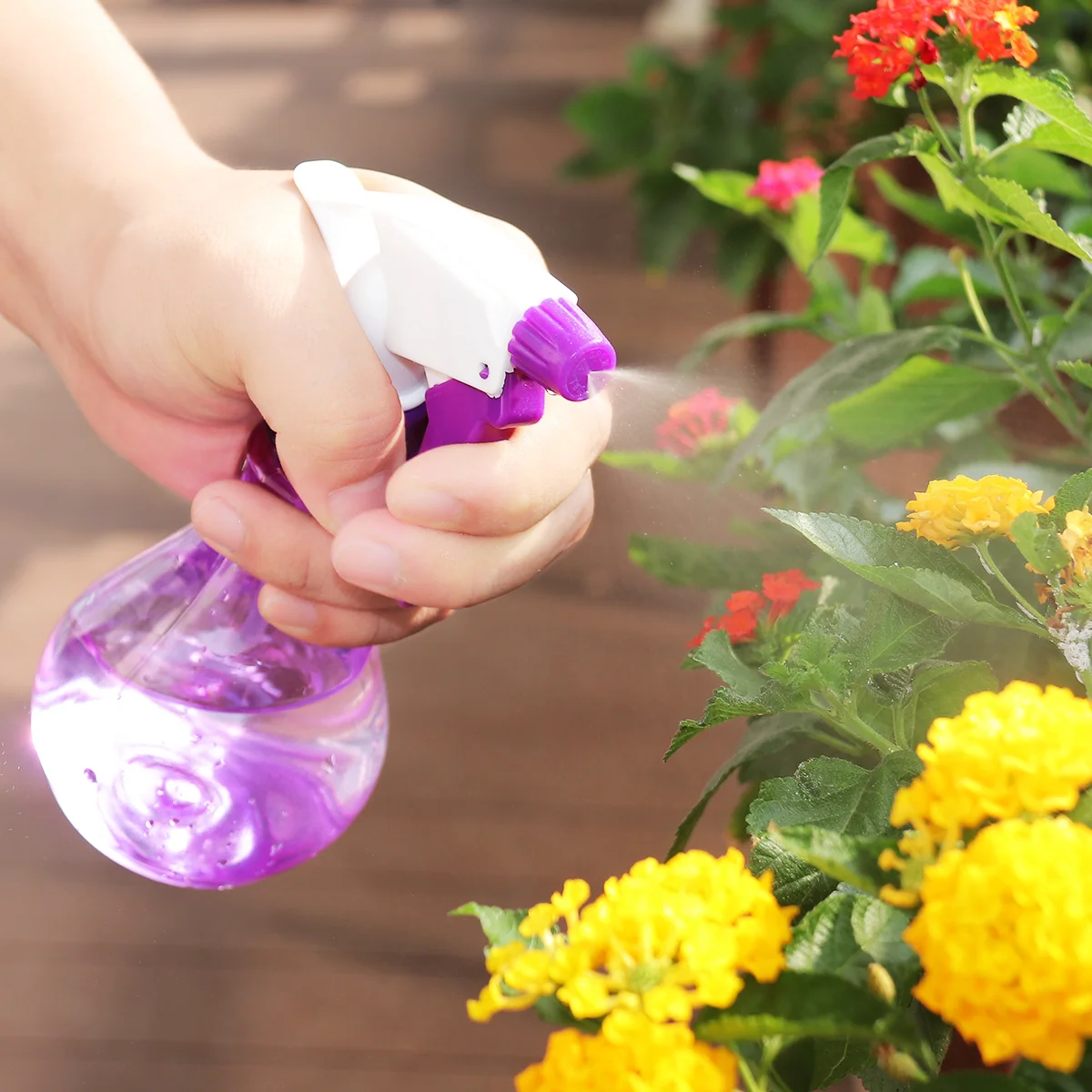 

3pcs 250Ml Plastic Spraying Watering Can For Plants Garden Moisturizing Tool Spray Bottle For Hair Care Household Use Empty