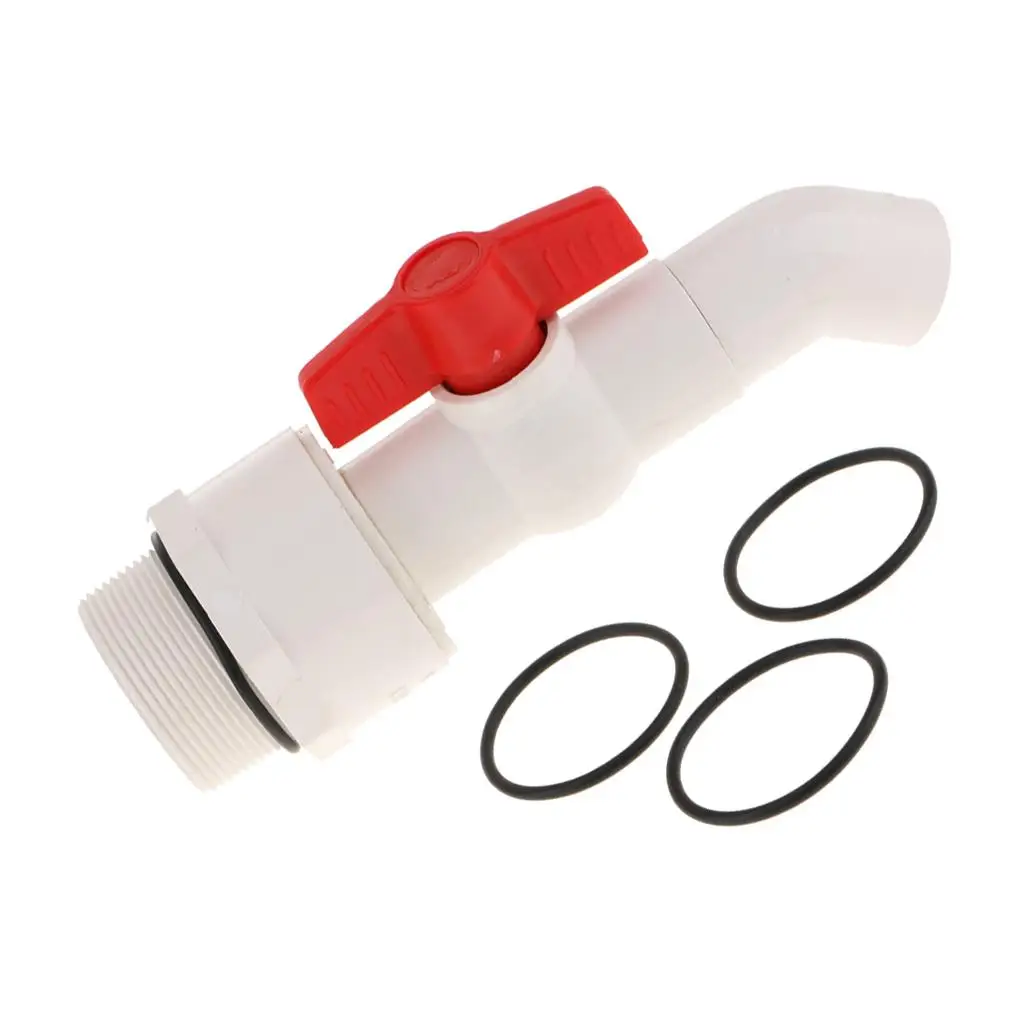 Plastic Drum Faucet with Gasket for Barrel Containers 2 Inch Connection