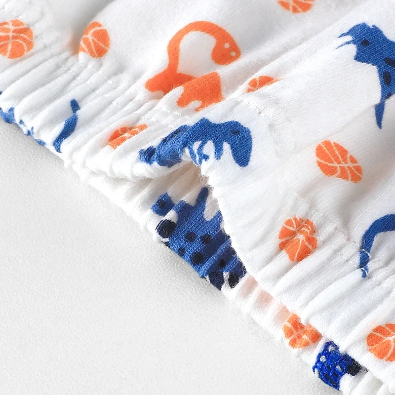 5PCS어린이 항균 속옷, 남아용 순면 100%, 어린 아이와 남아용 플랫 면, 사각 반바지