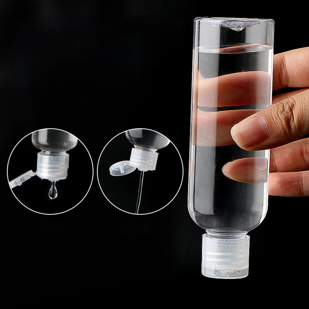 Wholesale 5ml-120ml Refillable Transparent Empty Bottle Plastic Portable Bottle Travel Container Refillable Cosmetics Container