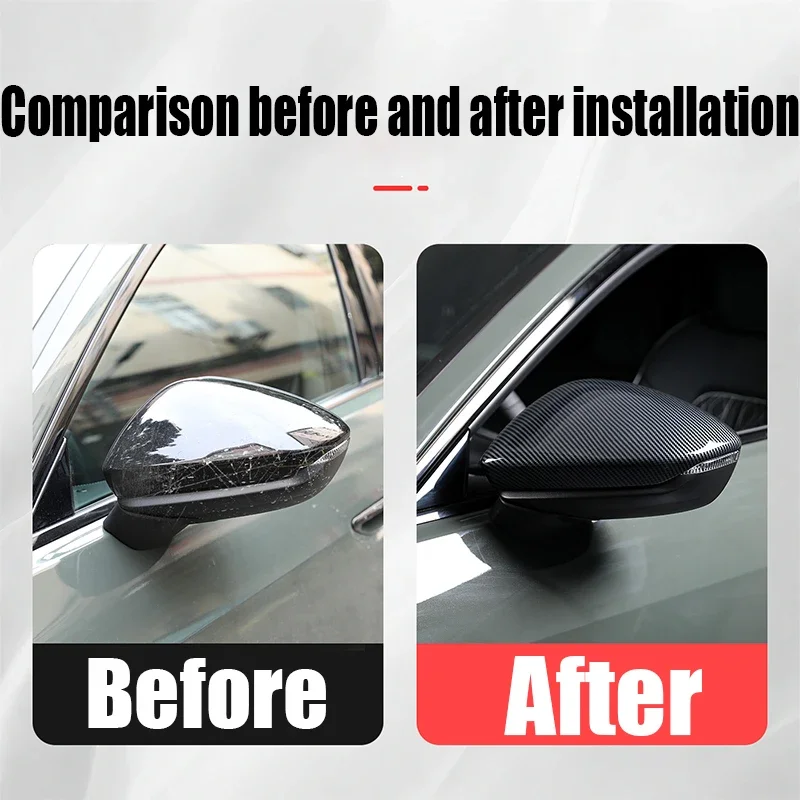 For Audi A5L B10 2025 Modified ABS Rearview Mirror Protective Cover Car Modification Decoration Accessories Scratch Resistant