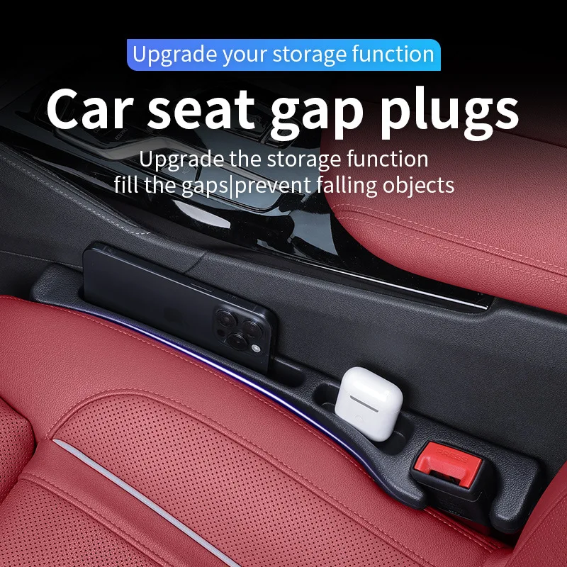 

Universal Car Seat Gap Plug Strip Side Seam Leakproof All Car Model Wallet Phone Holder Storage Organizer Interior Decoration