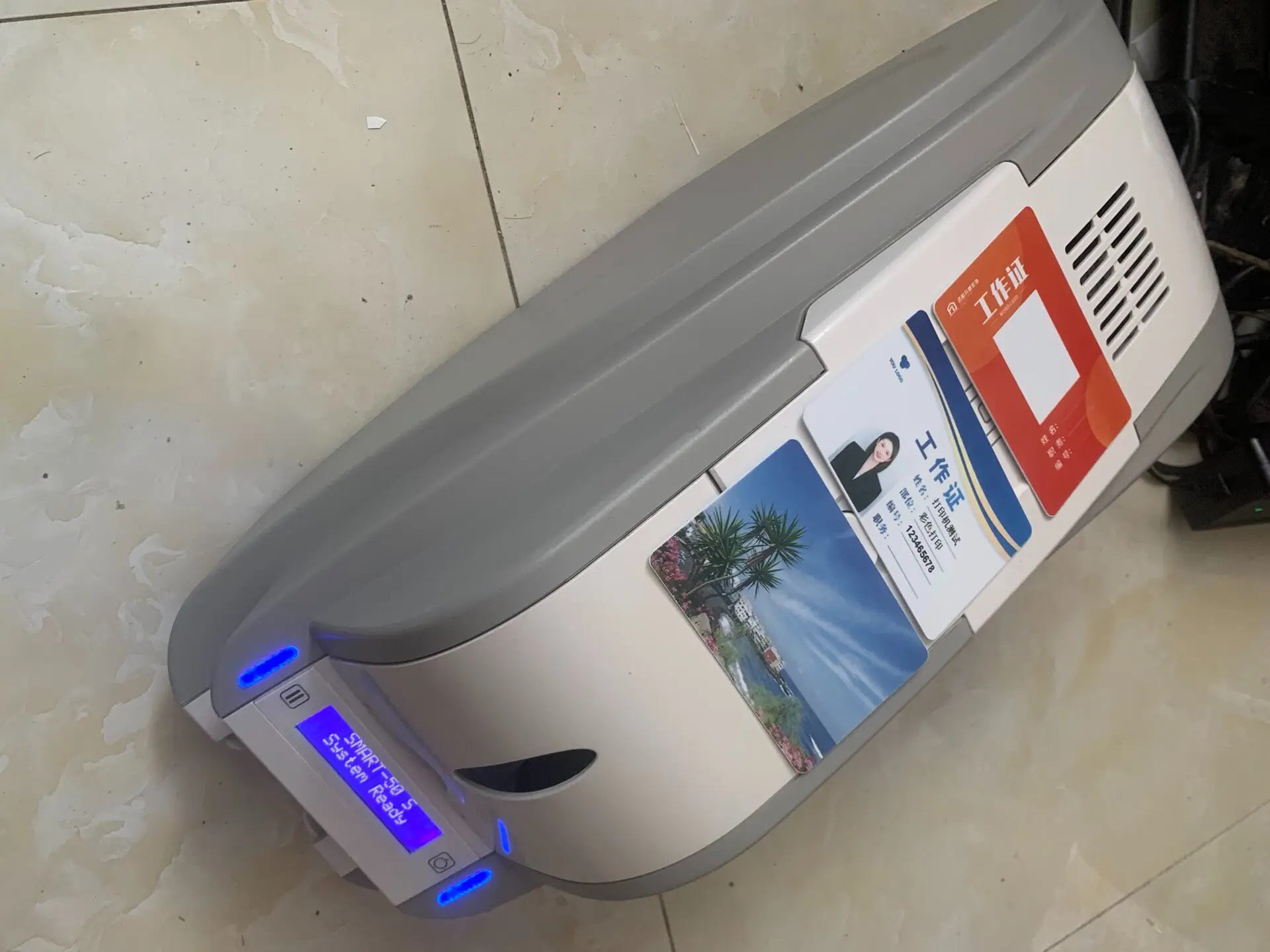 apply to IDP Smart50s Color Card Printer PVC Card Work ID Membership Card Printing Accessories Complete