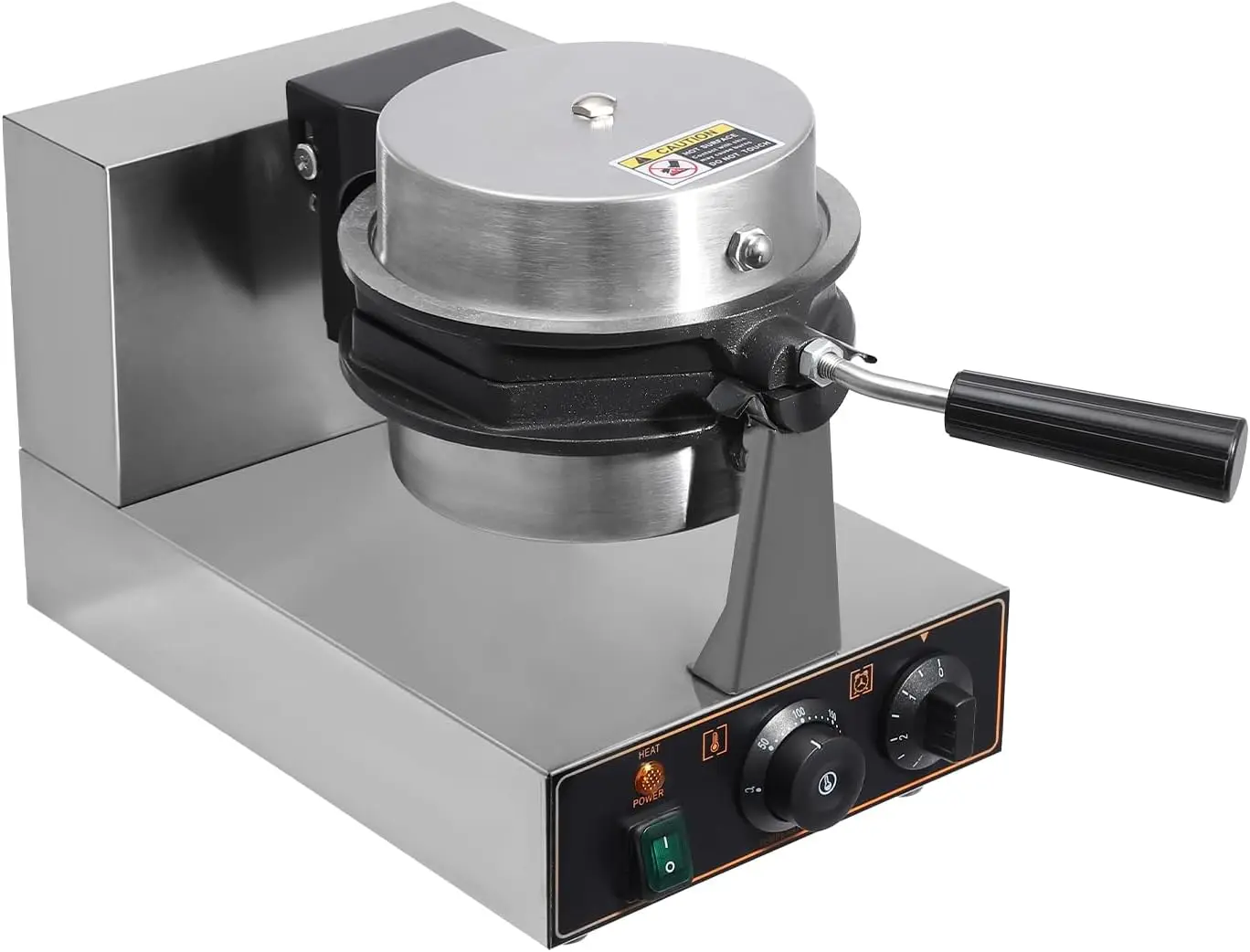 電気ワッフルメーカー ノンスティックワッフルメーカー ステンレス製パンケーキメーカー 六角形エッグバブルワッフルメーカー レストラン用