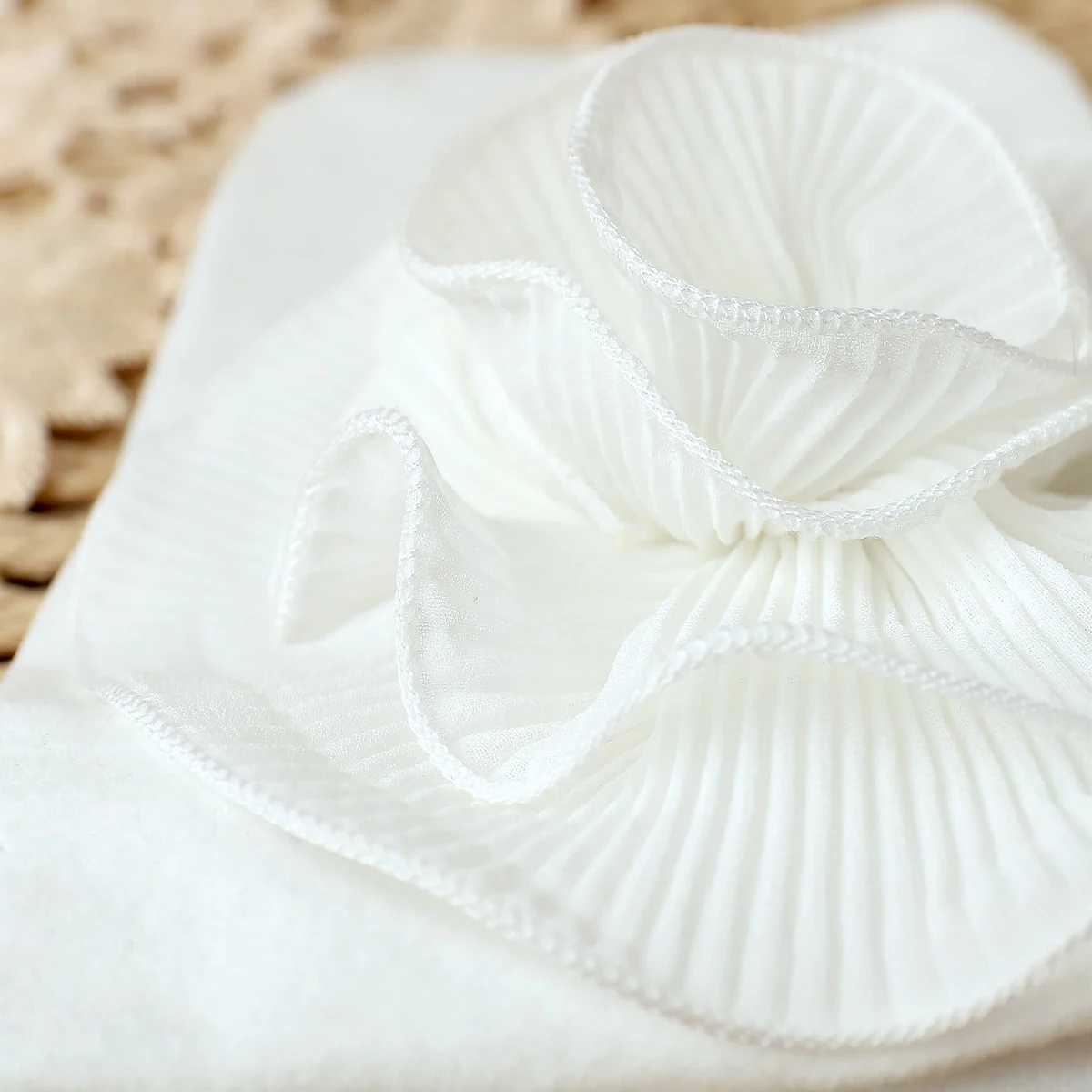 Ylsteed Newborn Hospital Hat for Shooting Big Rose Flower Baby Beanie Turban Hat Infant Photography Accessories Picture Props