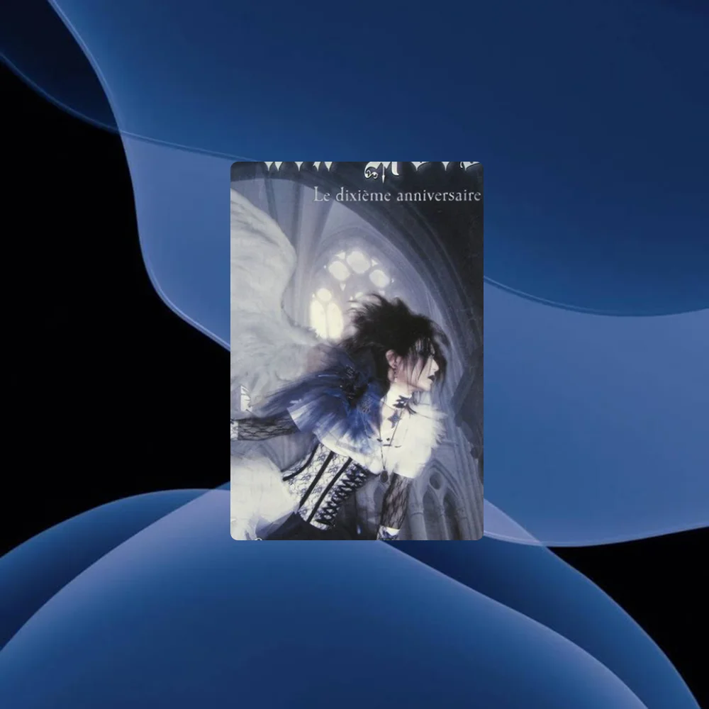 ملصقات Malice Mizer Rock Band، ملصقات كرتونية لبطاقة الائتمان والخصم والبنك وبطاقة شحن الحافلة المترو المقاومة للماء لتزيين ملصق الديكور