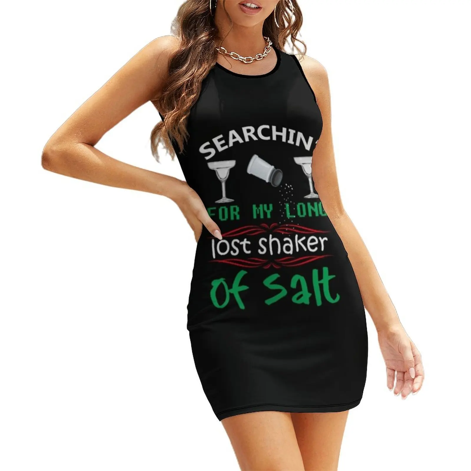 

70s Band Lost Shaker of Salt Sleeveless Sundress summer dresses women 2025 Dress vintage dresses for womens 2025