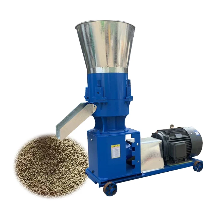 2.5-8mm Mold Optional Pig Feed Pelletizer Machine Animal Poultry Cattle Chicken Fish Feed Pellet Making Machine