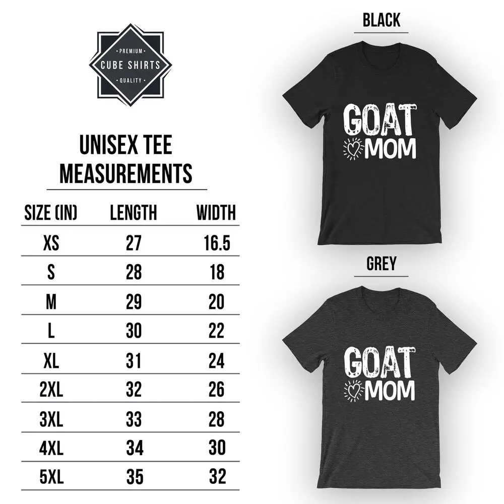 Unisex Goat Mom T-Shirt Farmer Shirt