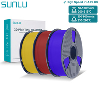 SUNLU High Speed PLA Plus 3D Filament 1.75mm High Toughness PLA+ Durable 600mm/s Fast Printing Filament For Most FDM 3D Printer