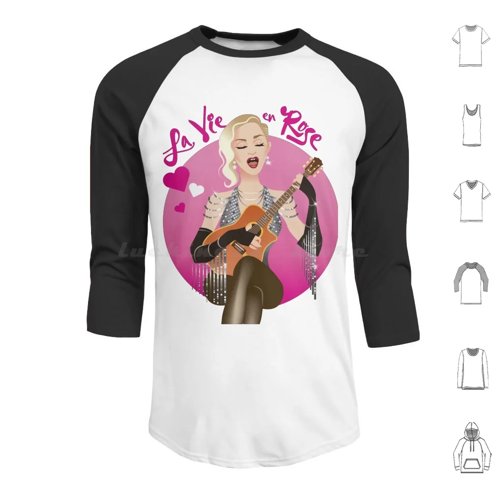 Pink Lady Hoodies Long Sleeve Pink Lady Doll Guitar Blonde