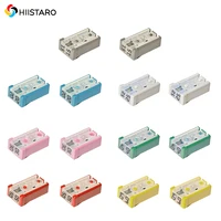 14/28 Uds coche ranurado 15A 20A 25A 30A 40A 50A 60A 32V Mini Kit de fusibles de casete en forma