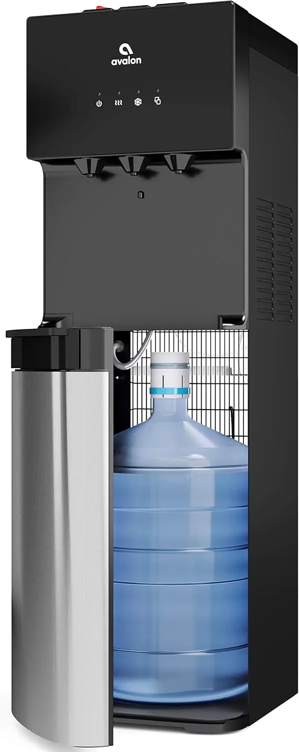 

Bottom Loading Water Cooler Water Dispenser with BioGuard- 3 Temperature Settings - Hot, Cold & Room Water, Durable Stainless St